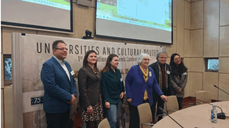 Participation in the 1st International Conference on Universities and Cultural Itineraries